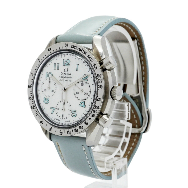 歐米茄超霸系列3802.71.53白色錶盤男士腕錶-1