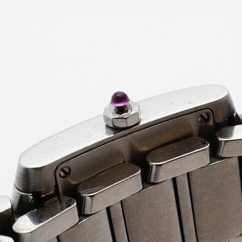 卡地亞 Tank Française SM W51028Q3 粉紅錶盤女錶-9