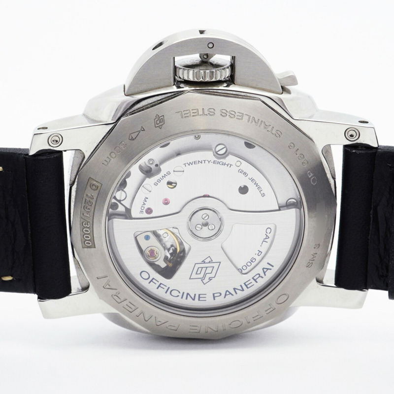 沛納海 Luminor PAM00359 黑色錶盤男士腕錶-4