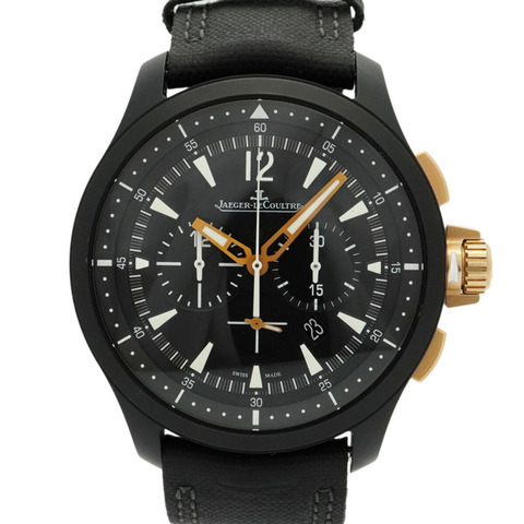 積家 Master Compressor 179.C.C7 黑色錶盤男士腕錶