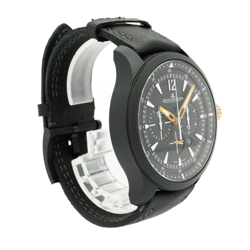 積家 Master Compressor 179.C.C7 黑色錶盤男士腕錶-2