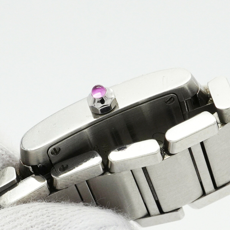 卡地亞 Tank Française SM W51028Q3 粉紅錶盤女錶-9