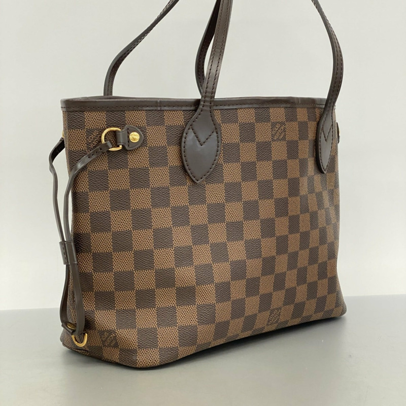 Louis Vuitton Damier Neverfull 小號手提包 N41359 Ebene 女款 P1850940-1