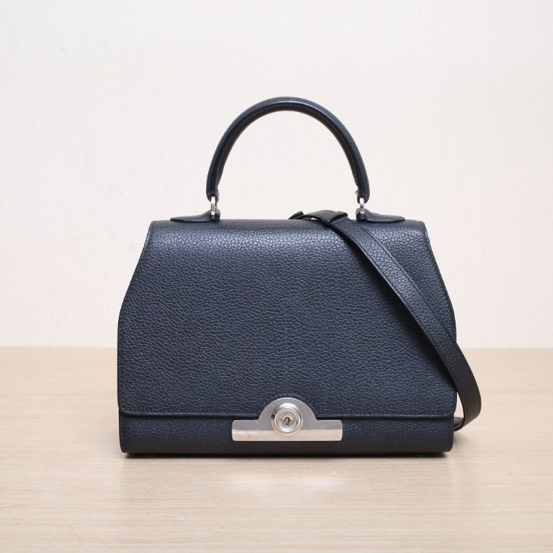 MOYNAT RejanePetite26黑色牛皮肩背包-1