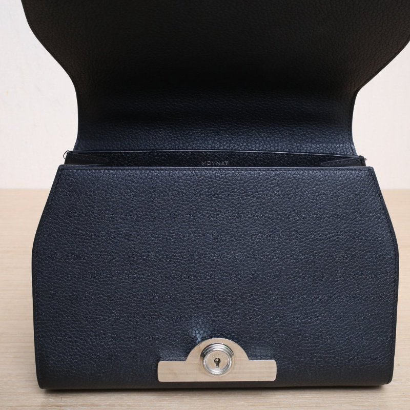 MOYNAT RejanePetite26黑色牛皮肩背包-3