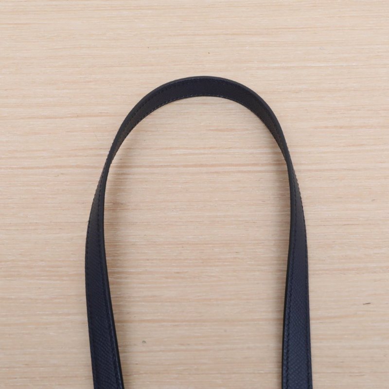 HERMES Kelly282Z午夜藍Epsom皮U刻金扣肩背包-2