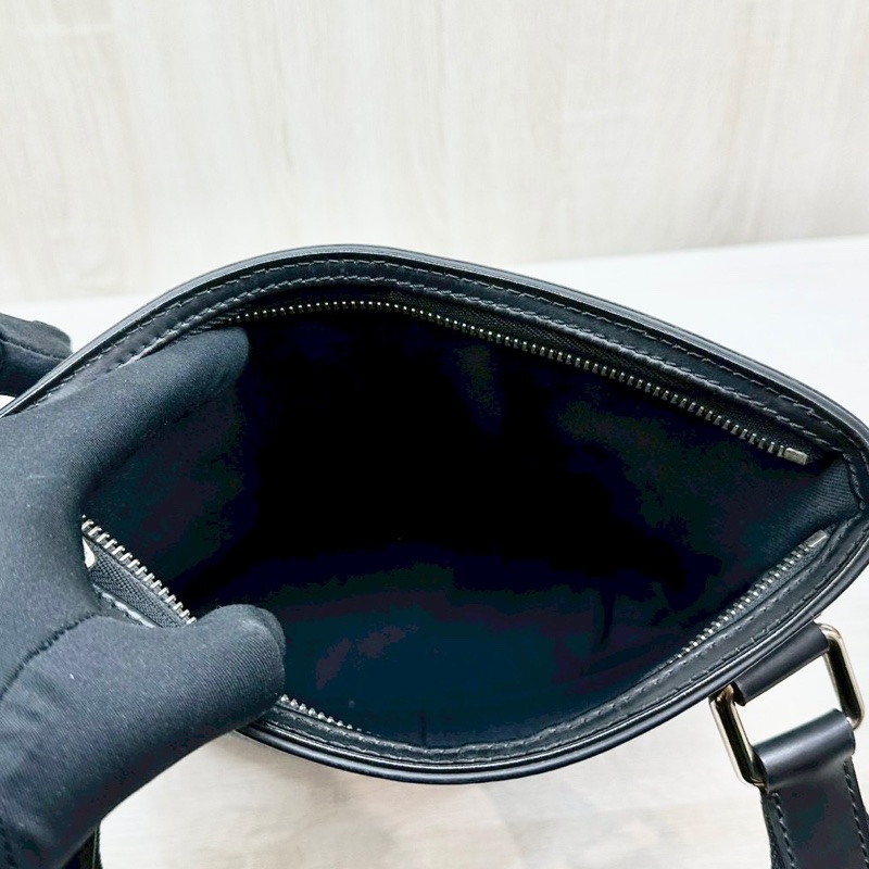 LV黑灰棋盤格日字側背包N58028-7