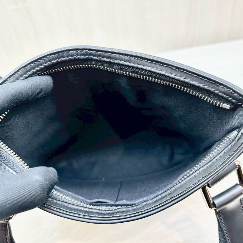 LV黑灰棋盤格日字側背包N58028-8