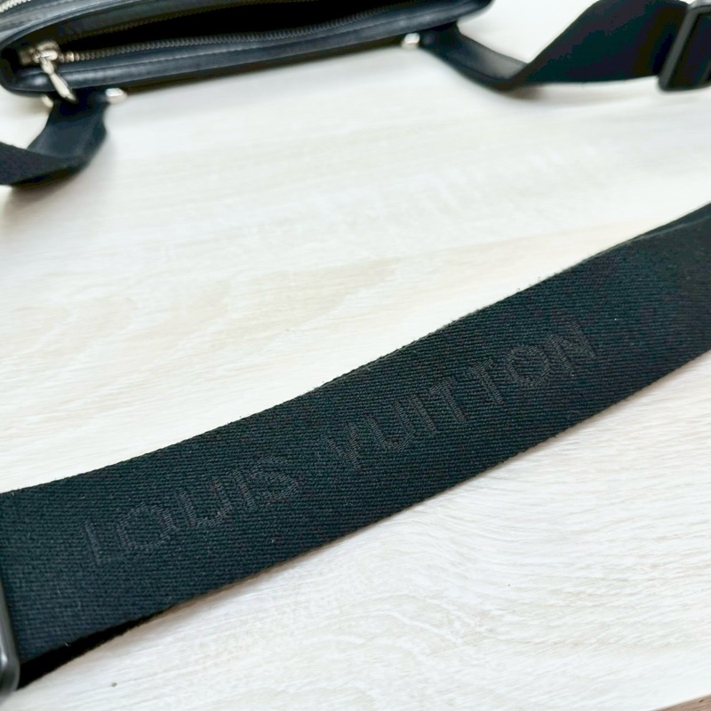 LV黑灰棋盤格日字側背包N58028-19