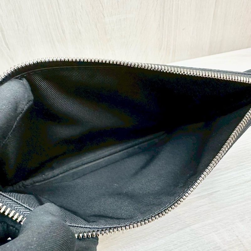 LV黑灰棋盤格帆布三合一斜背郵差包/N50017-7