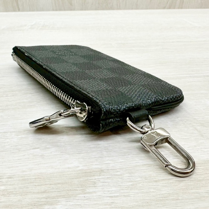 LV黑灰棋盤格帆布三合一斜背郵差包/N50017-12