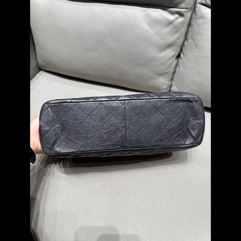 Chanel 黑金20.55大號-4