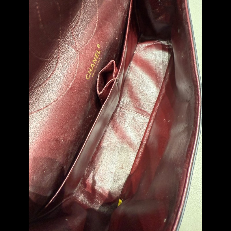 Chanel 黑金20.55大號-8