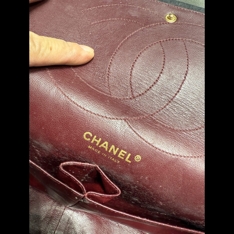 Chanel 黑金20.55大號-17