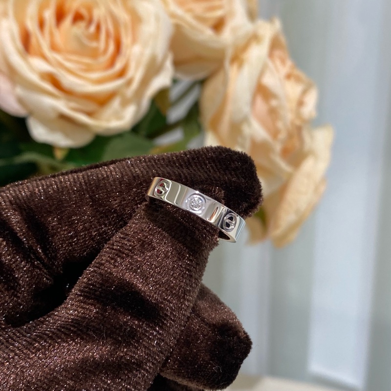 卡地亞Love小號單鑽戒指52號-0