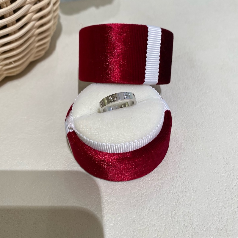 卡地亞Love小號單鑽戒指52號-2