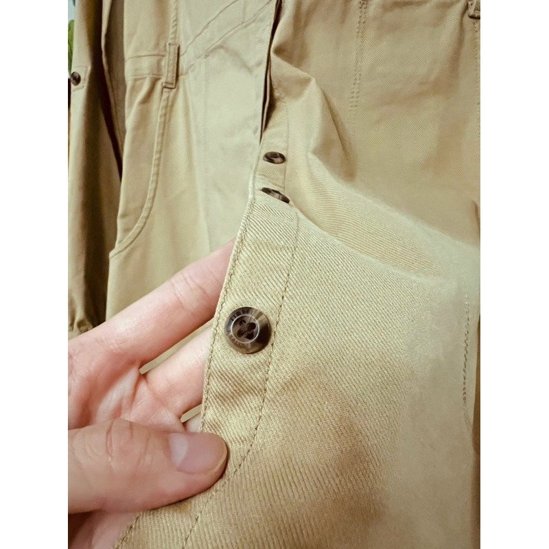 🌟Timberland 經典款 卡其色 工裝洋裝 長袖款 S號(US 4號) 9成新-2