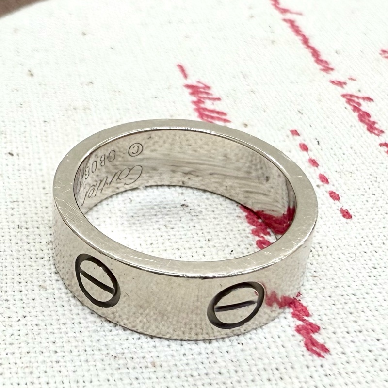 Cartier Love 白K金戒指小型B4085100-9