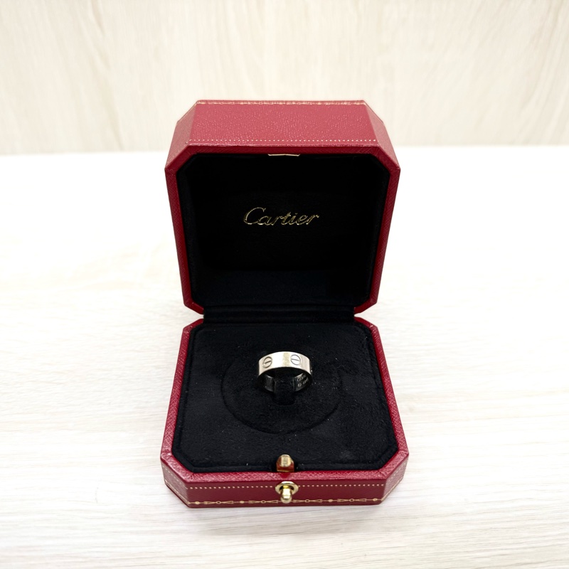 Cartier Love 白K金戒指小型B4085100-0