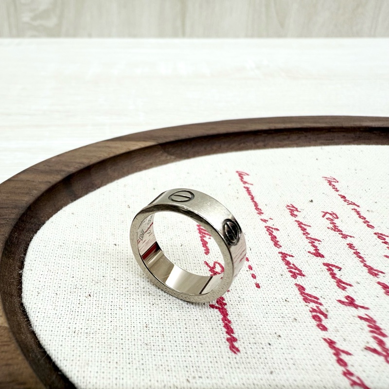 Cartier Love 白K金戒指小型B4085100-1