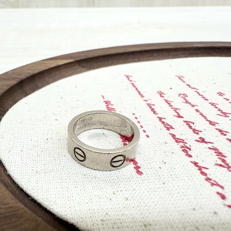Cartier Love 白K金戒指小型B4085100-5