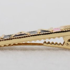 CHANEL B25 拼色髮夾-7