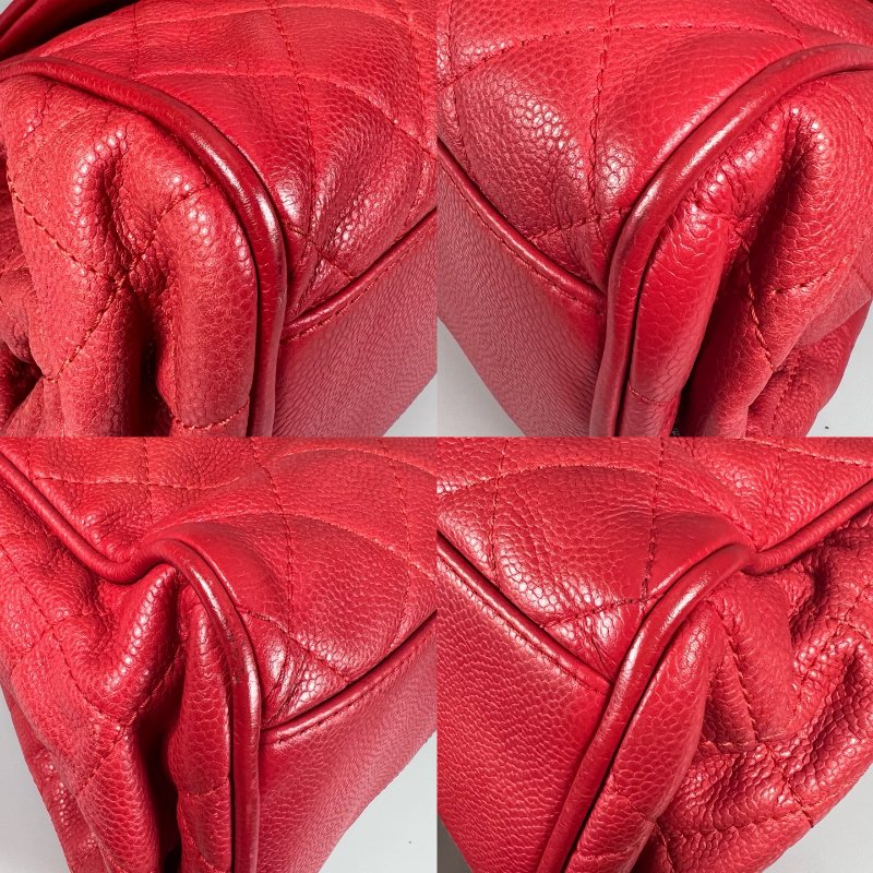 CHANEL 紅荔枝翻蓋三層包-10