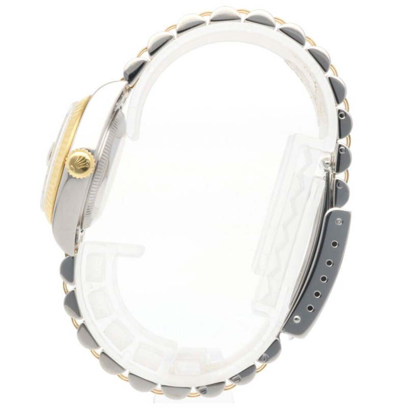 勞力士蠔式恆動日誌型腕錶，不銹鋼材質，型號79173，自動上鍊，經全面翻新和拋光，K字編號，女士款，羅馬數字時標。-3