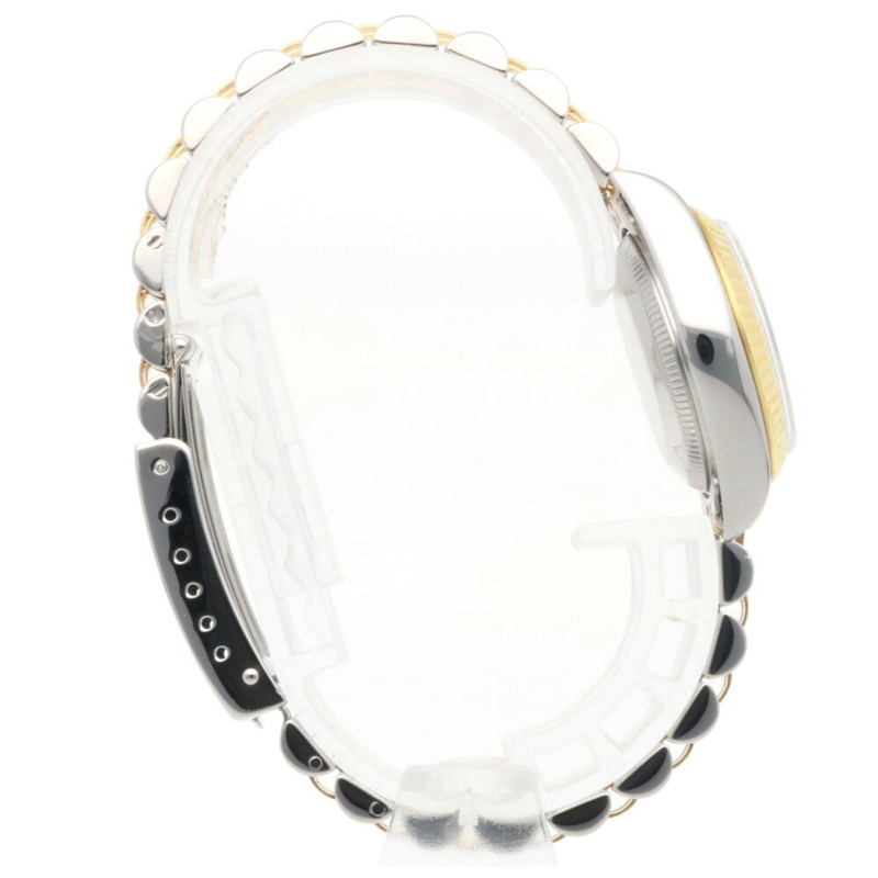 勞力士蠔式恆動日誌型腕錶，不銹鋼材質，型號79173，自動上鍊，經全面翻新和拋光，K字編號，女士款，羅馬數字時標。-6