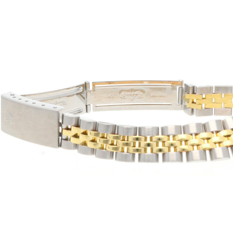 勞力士蠔式恆動日誌型腕錶，不銹鋼材質，型號79173，自動上鍊，經全面翻新和拋光，K字編號，女士款，羅馬數字時標。-8