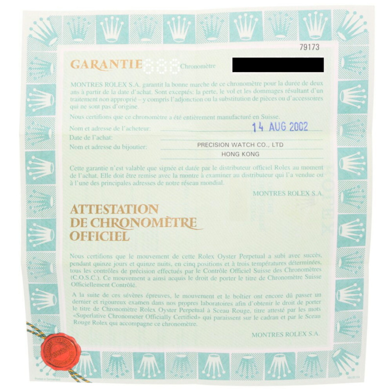 勞力士蠔式恆動日誌型腕錶，不銹鋼材質，型號79173，自動上鍊，經全面翻新和拋光，K字編號，女士款，羅馬數字時標。-11