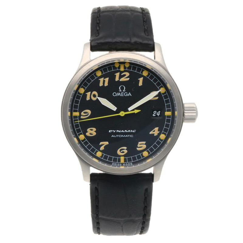 歐米茄 (Omega) 男士腕錶,不銹鋼材質,型號 5200.50,自動上鍊,已翻新拋光,編號 55678XXX-7