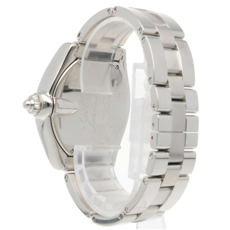 卡地亞 Roadster GMT腕錶,不鏽鋼材質,2722自動上鍊機芯,已翻新,男士款,卡地亞羅馬數位時標-4