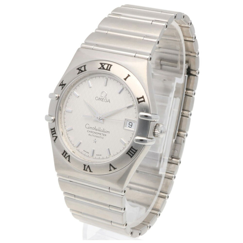 歐米茄星座系列腕錶,不鏽鋼自動上鍊,已翻新拋光,型號80261XXX,男款-2