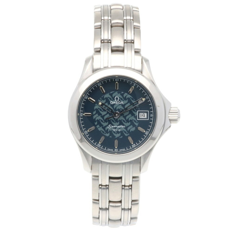 歐米茄海馬120 Jacques Mayol腕錶,不鏽鋼材質,型號25808000,石英機芯,翻新款,型號55545XXX,男士歐米茄-7