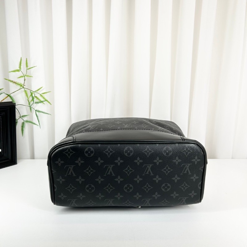 LOUIS VUITTON Steamer 經典老花鎖扣百搭通勤 帆布 小盒子書包背包雙肩包-2