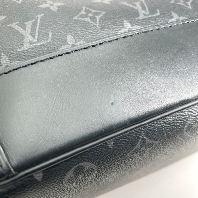 LOUIS VUITTON Steamer 經典老花鎖扣百搭通勤 帆布 小盒子書包背包雙肩包-6