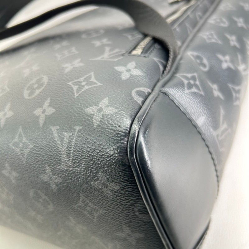 LOUIS VUITTON Steamer 經典老花鎖扣百搭通勤 帆布 小盒子書包背包雙肩包-8