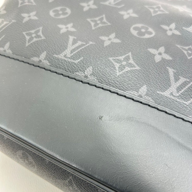 LOUIS VUITTON Steamer 經典老花鎖扣百搭通勤 帆布 小盒子書包背包雙肩包-10