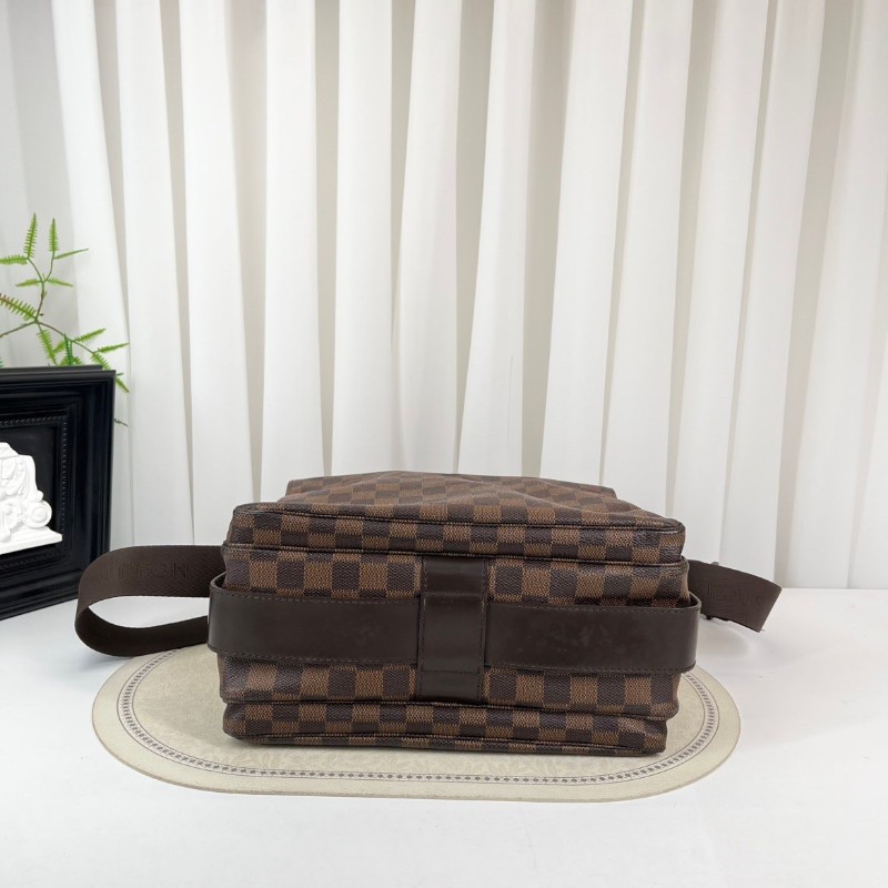 LV 棋盤格豆腐公文包 容量大 肩帶款-2