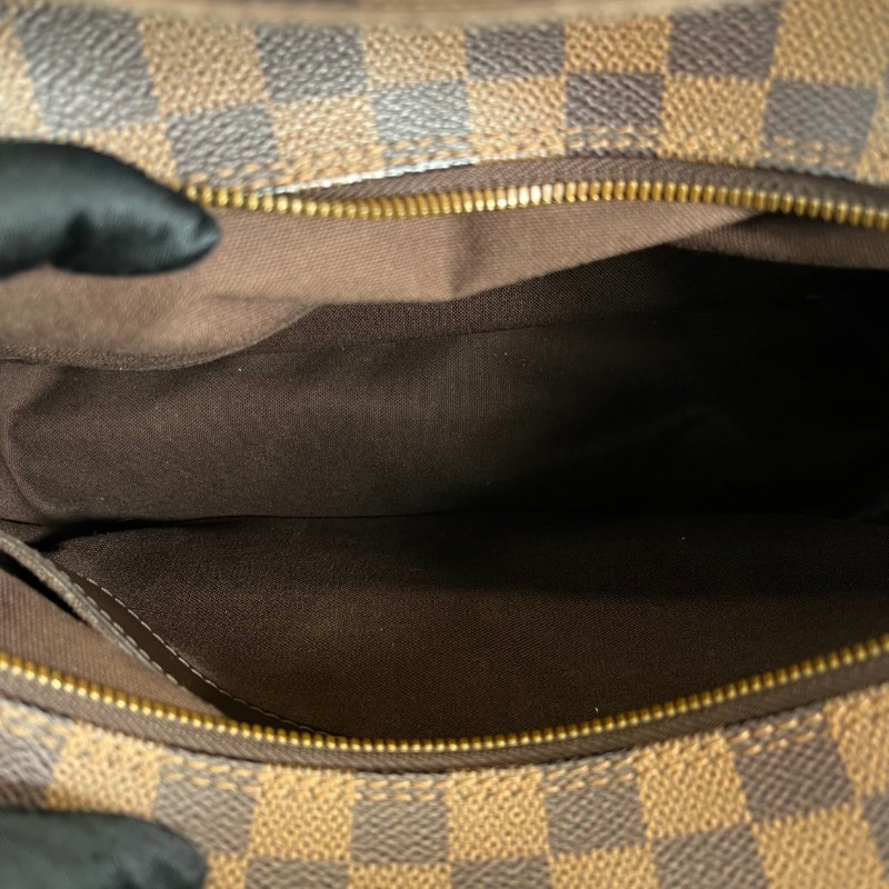 LV 棋盤格豆腐公文包 容量大 肩帶款-5