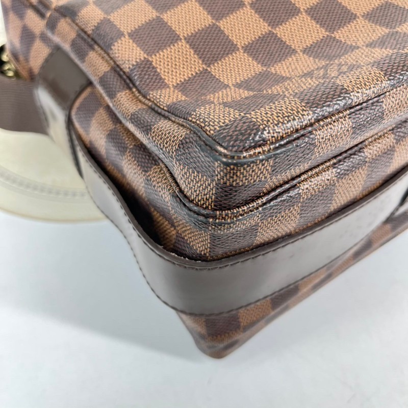 LV 棋盤格豆腐公文包 容量大 肩帶款-9