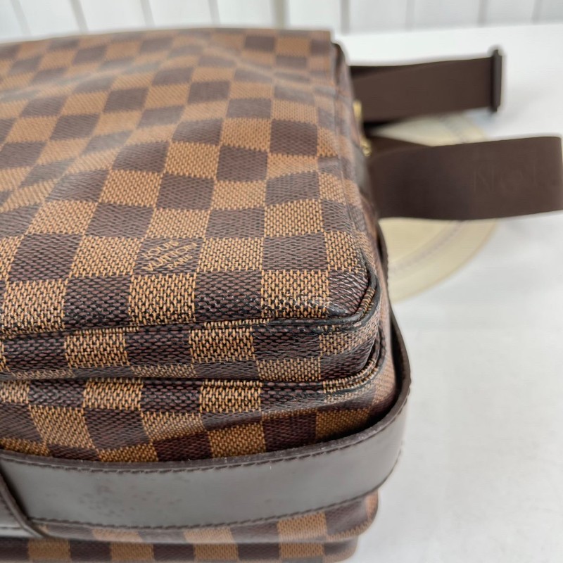 LV 棋盤格豆腐公文包 容量大 肩帶款-10