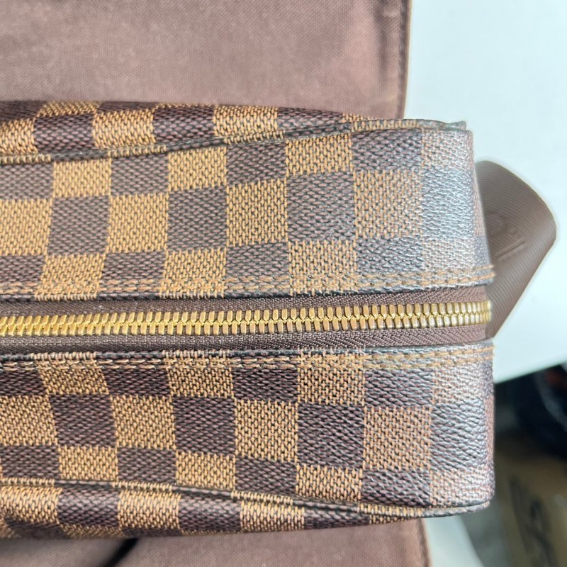 LV 棋盤格豆腐公文包 容量大 肩帶款-20