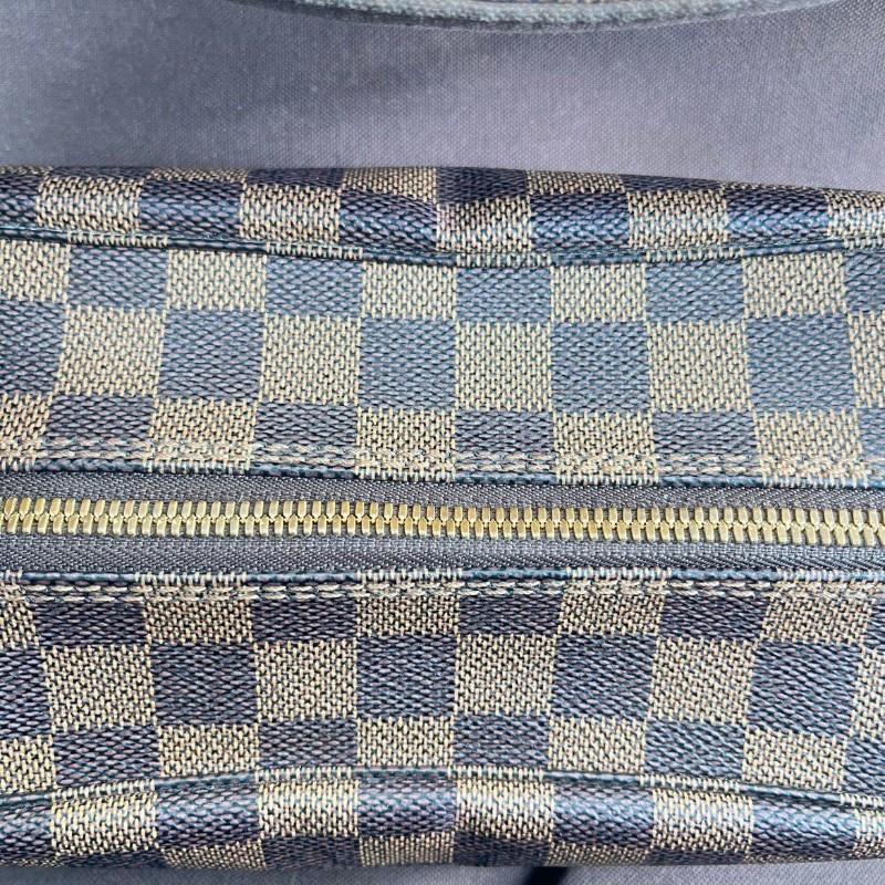 LV 棋盤格豆腐公文包 容量大 肩帶款-21