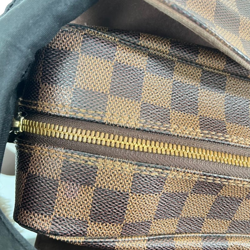 LV 棋盤格豆腐公文包 容量大 肩帶款-22