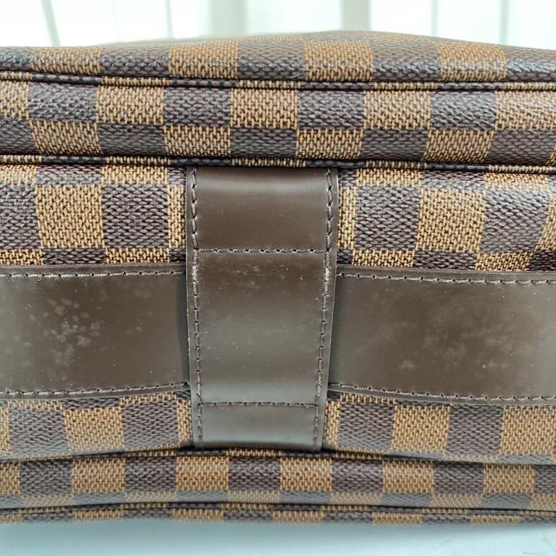 LV 棋盤格豆腐公文包 容量大 肩帶款-27