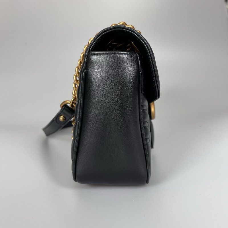 GUCCI 黑Marmont掀蓋包-2