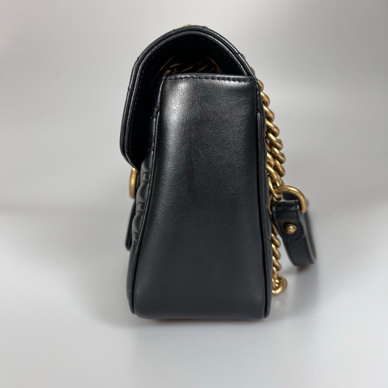 GUCCI 黑Marmont掀蓋包-3