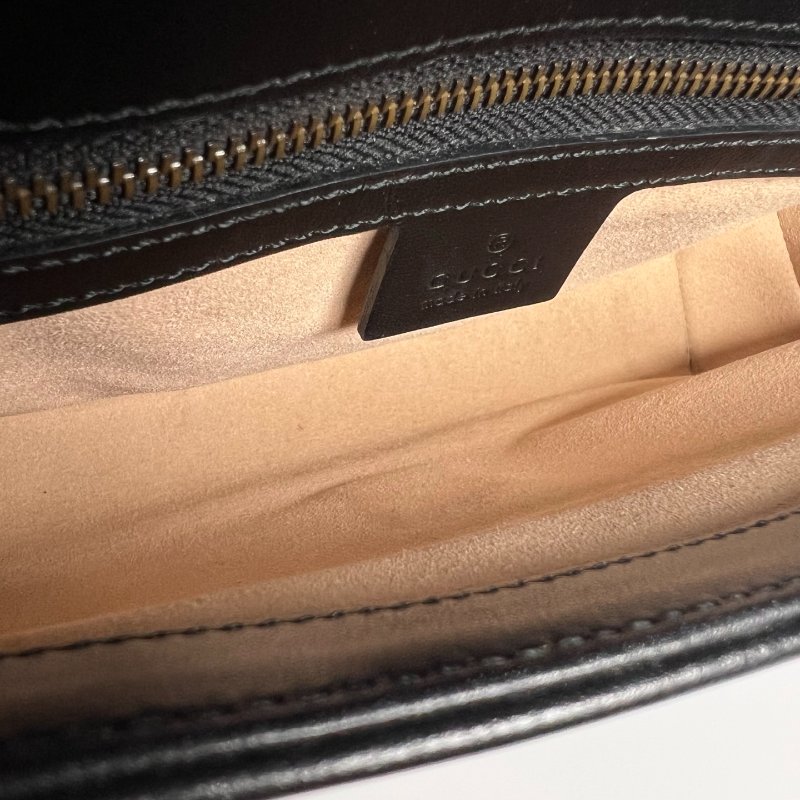 GUCCI 黑Marmont掀蓋包-7